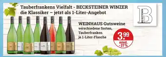 V Markt Becksteiner winzer weinhaus gutsweine Angebot