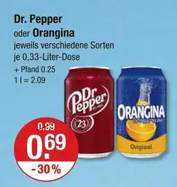 V Markt Dr. pepper Angebot