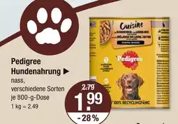 V Markt Pedigree hundenahrung Angebot