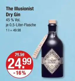 V Markt The illusionist dry gin Angebot