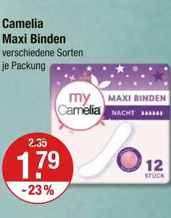 V Markt Camelia maxi binden Angebot
