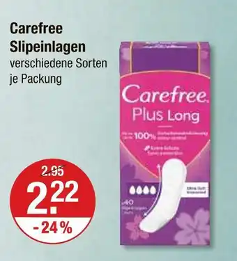 V Markt Carefree slipeinlagen Angebot