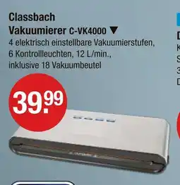 V Markt Classbach vakuumierer c-vk4000 Angebot