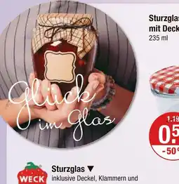 V Markt Weck sturzglas Angebot