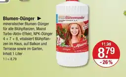V Markt Mairol blumen-dünger Angebot
