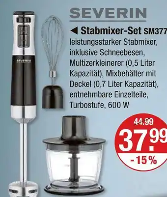 V Markt Severin stabmixer-set sm377 Angebot