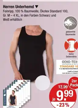 V Markt Herren unterhemd Angebot