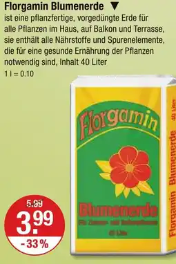 V Markt Florgamin blumenerde Angebot
