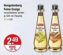 V Markt Hengstenberg weißwein essig Angebot