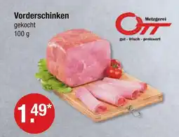 V Markt Metzgerei ott vorderschinken Angebot