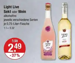 V Markt Light live sekt Angebot