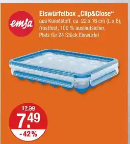 V Markt Emsa eiswürfelbox clip&close Angebot
