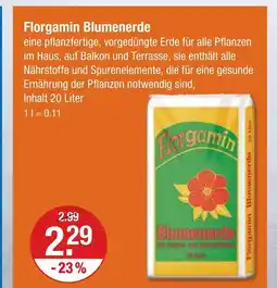 V Markt Florgamin blumenerde Angebot