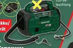 Lidl Parkside Akku-Kompressor und -Luftpumpe 20 V PKA 20-Li D3 Angebot
