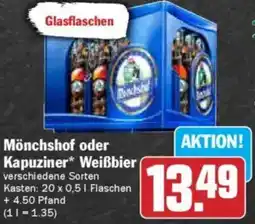 HIT Mönchshof oder Kapuziner Weißbier Angebot