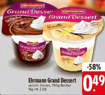 E-Center Ehrmann Grand Dessert Angebot