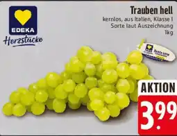 E-Center EDEKA Herzstücke Trauben hell Angebot