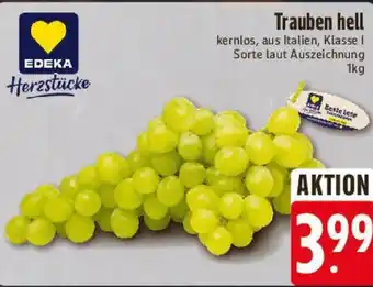 E-Center EDEKA Herzstücke Trauben hell Angebot