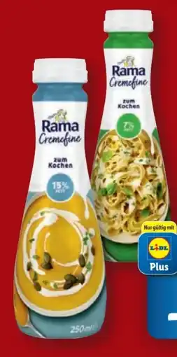 Lidl Rama Cremefine zum Kochen Angebot