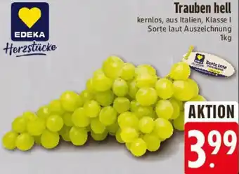 Edeka EDEKA Herzstücke Trauben hell Angebot