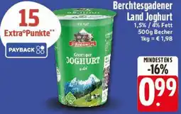 Edeka Berchtesgadener Land Joghurt Angebot