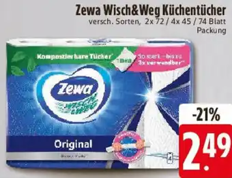 Edeka Zewa Wisch&Weg Küchentücher Angebot