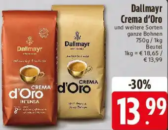Edeka Dallmayr Crema d'Oro Angebot