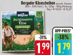 E-Center Bergader Käsescheiben Angebot