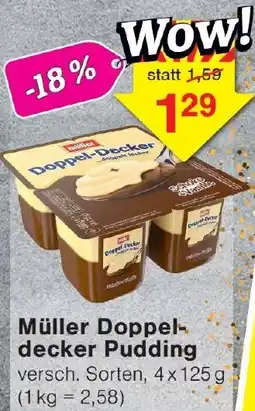 Wiglo Wunderland Müller Doppel- decker Pudding Angebot