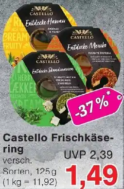 Wiglo Wunderland Castello Frischkäsering Angebot
