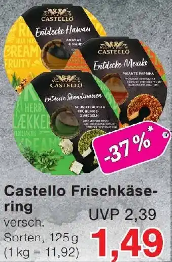 Wiglo Wunderland Castello Frischkäsering Angebot