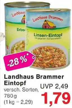 Wiglo Wunderland Landhaus Brammer Eintopf Angebot