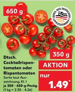 Kaufland Dtsch. cocktailrispentomaten Angebot