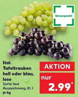 Kaufland Ital. tafeltrauben hell Angebot
