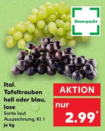 Kaufland Ital. tafeltrauben hell Angebot