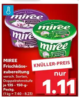 Kaufland Miree frischkäsezubereitung knoblauch Angebot