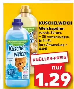 Kaufland Kuschelweich weichspüler Angebot