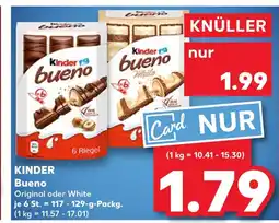 Kaufland Kinder bueno original Angebot