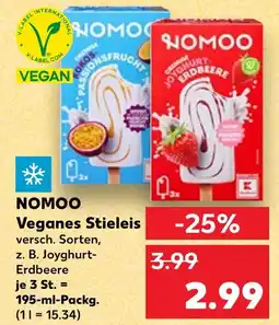 Kaufland Nomoo veganes stieleis joyghurt-erdbeere Angebot