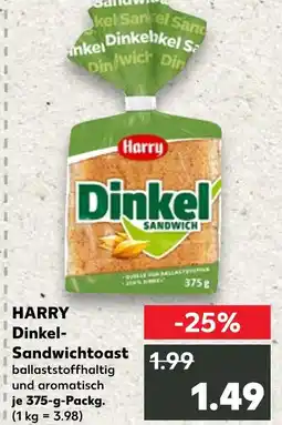 Kaufland Harry dinkel-sandwichtoast Angebot