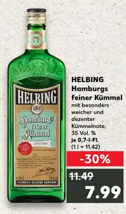 Kaufland Helbing hamburgs feiner kümmel Angebot