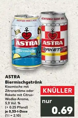 Kaufland Astra kiezmische mit zitronenlimo Angebot
