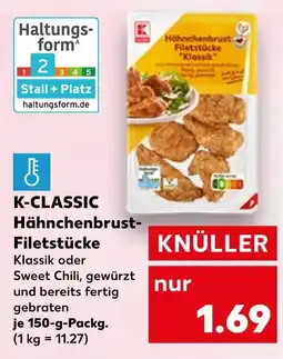 Kaufland K-classic hähnchenbrust-filetstücke klassik Angebot