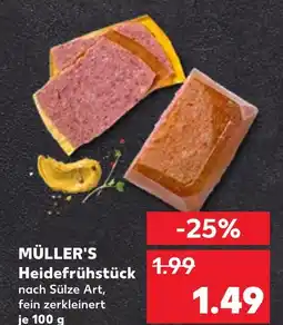 Kaufland Müller's heidefrühstück Angebot