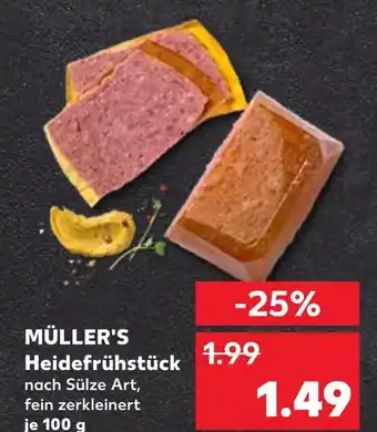 Kaufland Müller's heidefrühstück Angebot