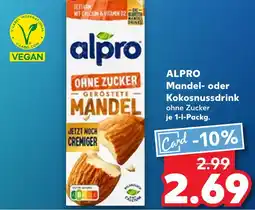 Kaufland Alpro mandeldrink ohne zucker Angebot