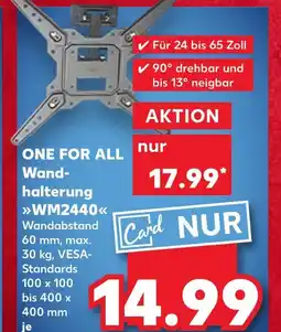 Kaufland One for all wandhalterung wm2440 Angebot