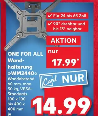 Kaufland One for all wandhalterung wm2440 Angebot