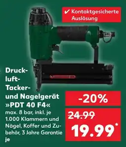 Kaufland Druckluft-tacker- und nagelgerät pdt 40 f4 Angebot