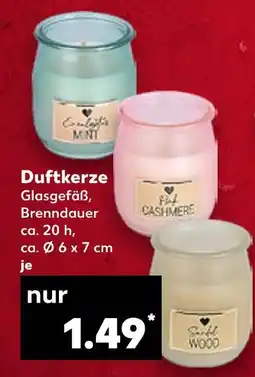 Kaufland Duftkerze eucalyptus mint Angebot